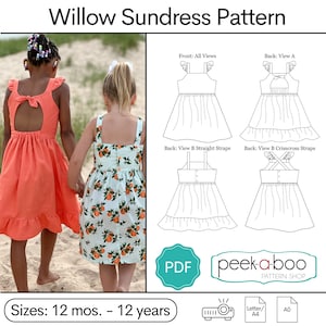 Willow Sundress PDF Sewing Pattern