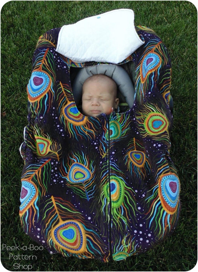 Lullaby Line Car Seat Cover Sewing Pattern image 9