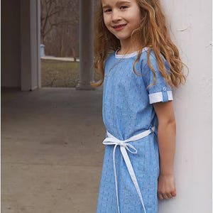 Lola Dress and Tunic PDF Sewing Pattern: Girls Tunic Sewing Pattern, Girls Dress Sewing Pattern image 6