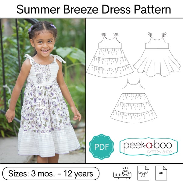 Summer Breeze Dress PDF Sewing Pattern