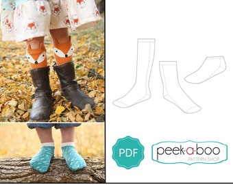 Kid's Socks PDF Sewing Pattern