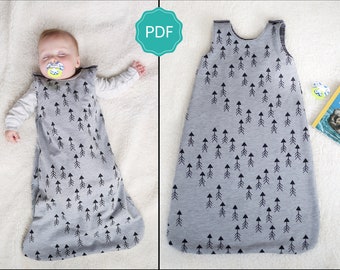 Slumber Sack Sleep Sack PDF Sewing Pattern / Baby Sleep Sack Pattern / Baby Pajamas Sewing Pattern / Baby Swaddle Sewing Pattern