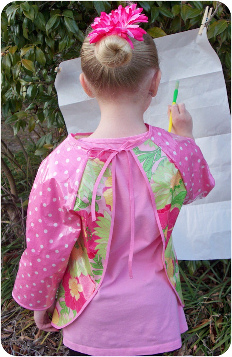 Art Smock Pattern / Children's Art Smock Pattern / Art Smock / Art Smock Pattern for Kids / Smock / Art Apron Pattern image 8