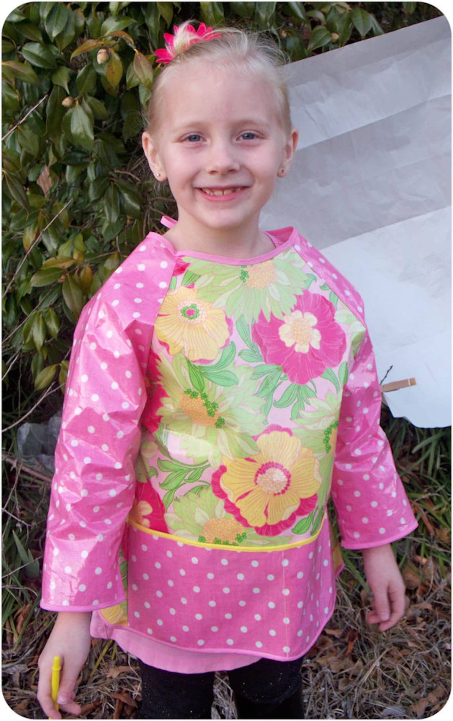 Art Smock Pattern / Children's Art Smock Pattern / Art Etsy