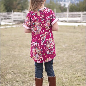 Lola Dress and Tunic PDF Sewing Pattern: Girls Tunic Sewing Pattern, Girls Dress Sewing Pattern image 2