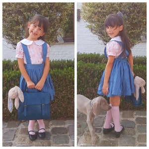 Molly Schoolgirl Skirt: Girls Skirt with Suspenders PDF Pattern, Baby Skirt PDF Pattern, Toddler Skirt PDF Pattern image 7