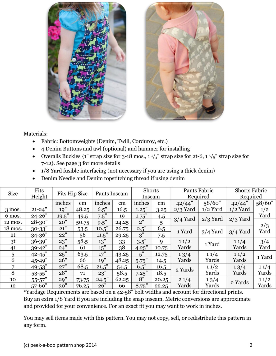 Okey Dokey Overalls Sewing Pattern Etsy Australia