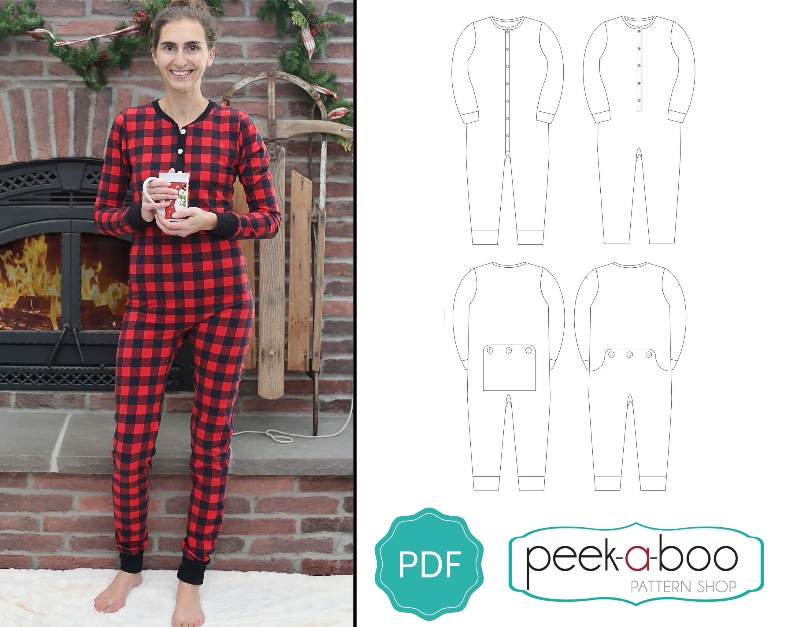 Betty Boop One Piece Footed PJs Sleepwear Pajamas Womens Zipper Black  Fleece Med