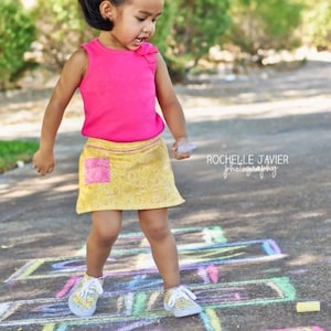 Sporty Girl Skort: Girls Skort PDF Pattern, Baby & Toddler Skort PDF Pattern