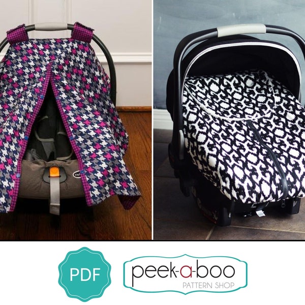 Lullaby Line Car Seat Cover Sewing Pattern