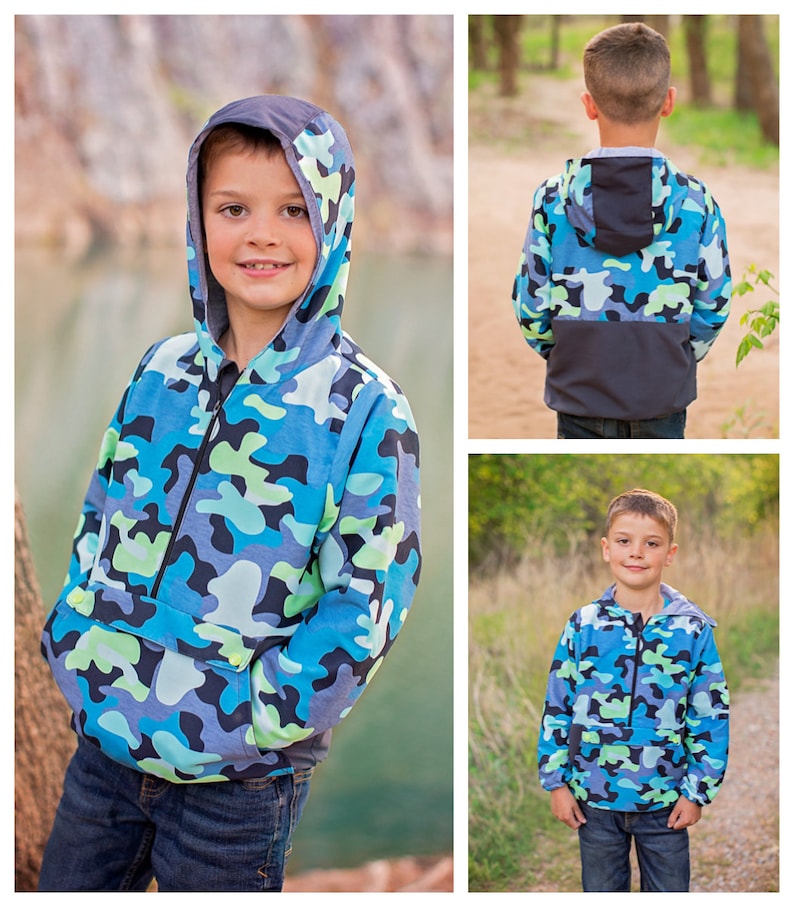 Kid's Anorak Jacket Sewing Pattern - Etsy