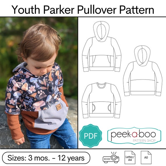 scallop pocket docking fleece parker