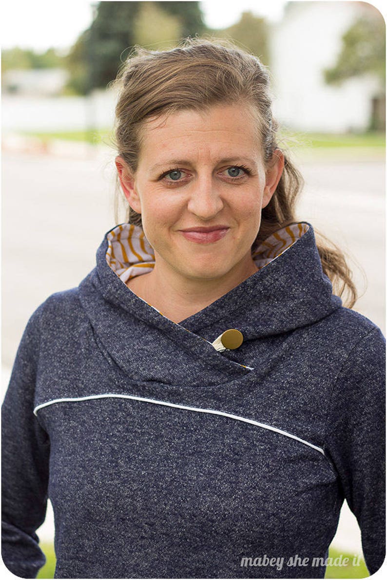 Hyak Hoodie PDF Sewing Pattern Women's Hoodie Pattern / Etsy
