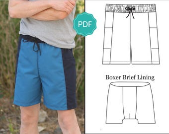 Patron de shorts Baja pour hommes