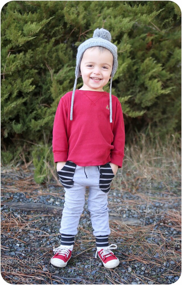 Junior Joggers: Joggers Sewing Pattern, Harem Pants Sewing Pattern