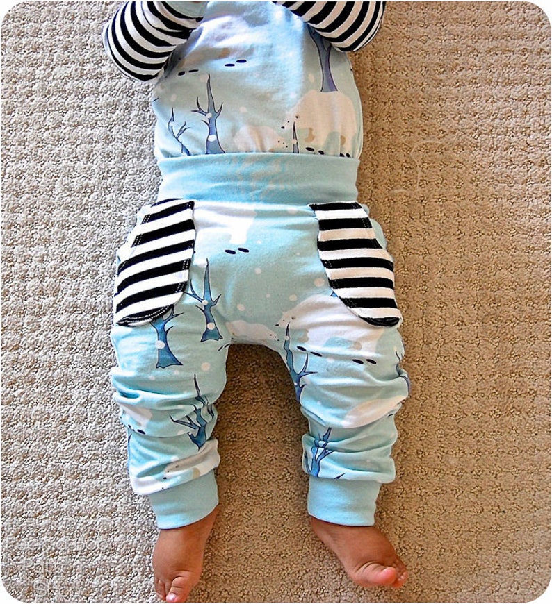 Junior Joggers: Joggers Sewing Pattern Harem Pants Sewing | Etsy