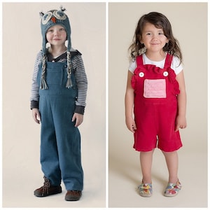 Lullaby Line Overalls: Baby Overalls Pattern, Toddler Overalls Pattern