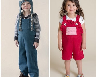 Lullaby Line Overalls: Baby Overalls Pattern, Toddler Overalls Pattern