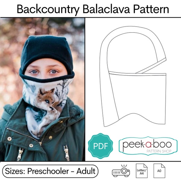 Backcountry Balaclava Sewing Pattern