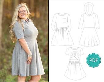 Women's Everyday Dress PDF Sewing Pattern