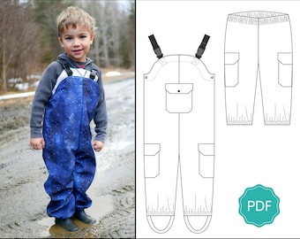 Kid's Rain Pants Pattern