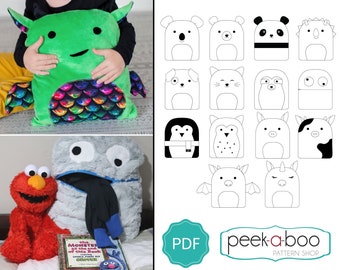 Pocket Pillow Pal PDF Sewing Pattern