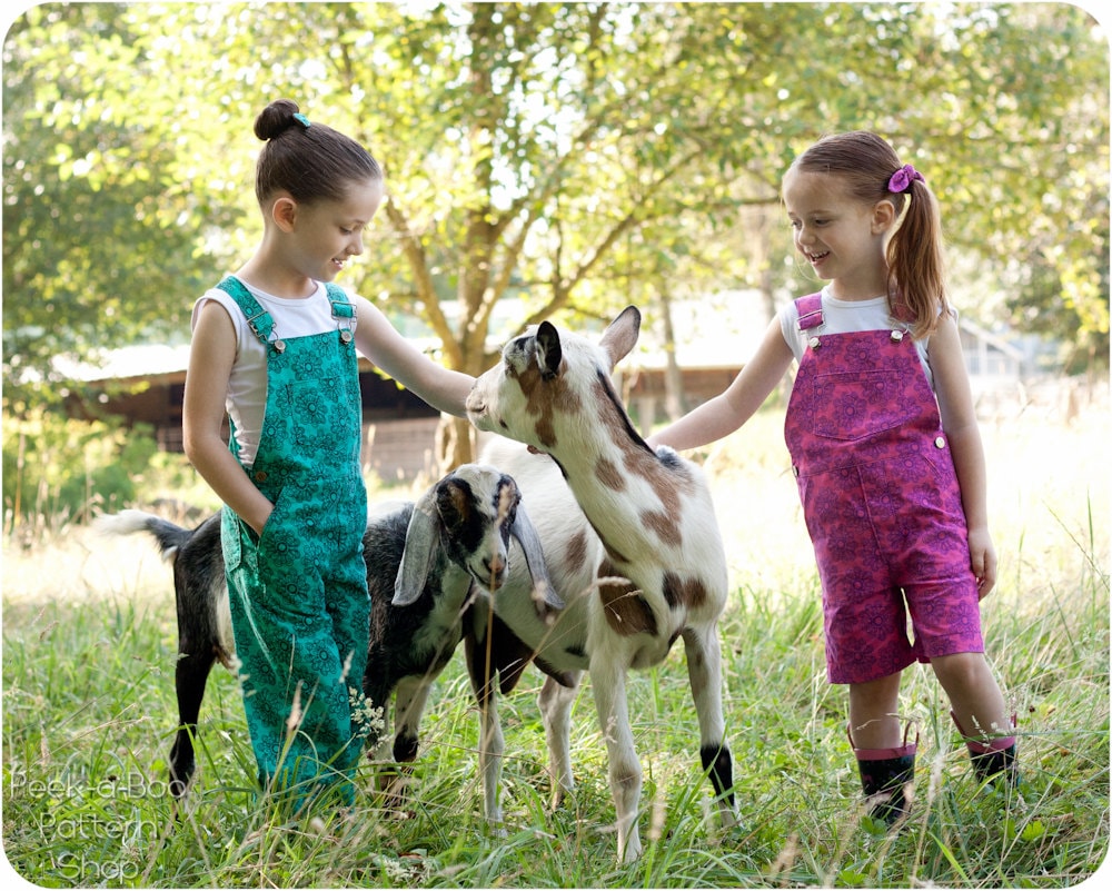 Okey Dokey Overalls Sewing Pattern Etsy Australia