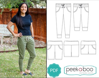 Java Joggers for Women PDF Sewing Pattern