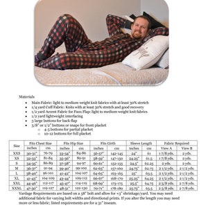 Adult Long Johns PDF Sewing Pattern: Adult One-Piece Pajamas, Adult Union Suit, Family PJs image 4