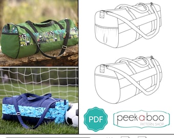 Wanderlust Duffle Bag PDF Sewing PAttern