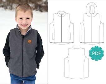 Kid's Wilderness Vest Pattern