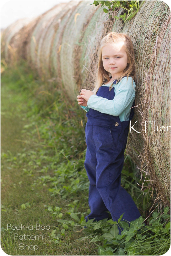 Okey Dokey Overalls Sewing Pattern Etsy Canada