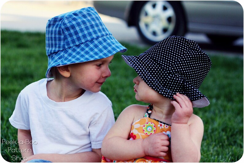 Reversible Bucket Hat: Bucket Hat Pattern, PDF Sewing Pattern image 4