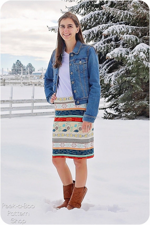 Piper Pencil Skirt: Women's Pencil Skirt Pattern