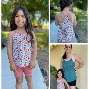 Girl's Firefly Dress & Top PDF Sewing Pattern image 4