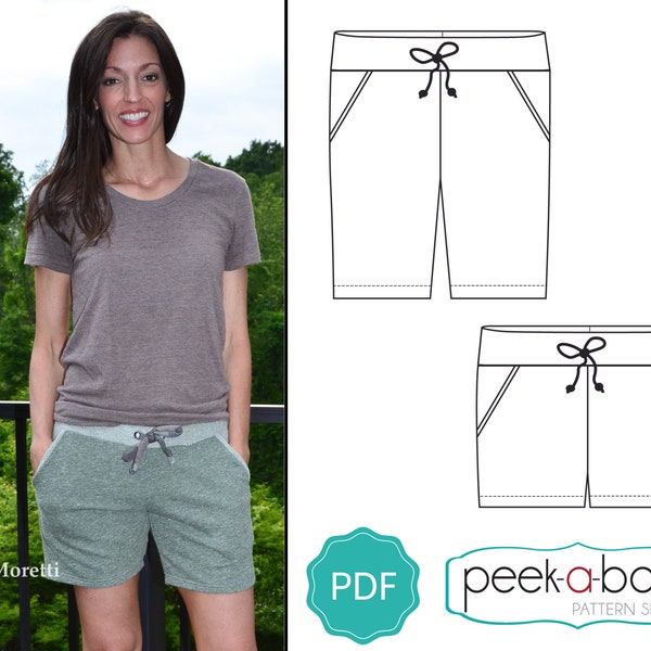 Yoga Shorts Pattern - Etsy