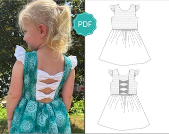 Isla Bow Back Dress Pattern
