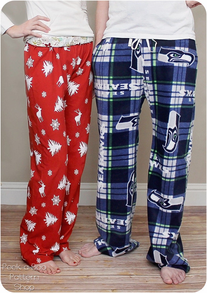 Hit the Hay Pajama Pants: Adult Pajama Pants Sewing Pattern for