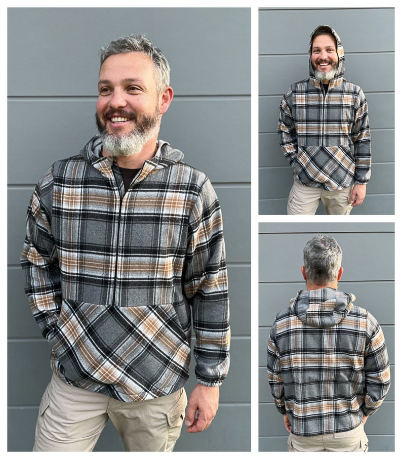 Adult Anorak Jacket PDF Sewing Pattern Etsy