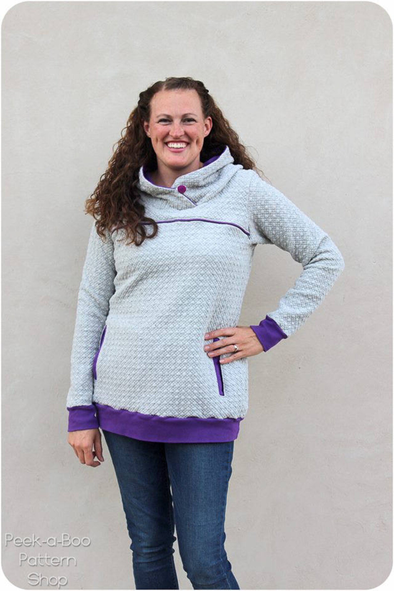 Hyak Hoodie PDF Sewing Pattern Women's Hoodie Pattern / Etsy