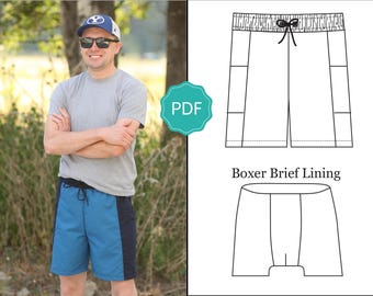 Patron de shorts Baja pour hommes