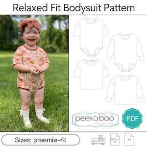 Body coupe ample et patron de t-shirt
