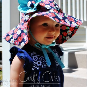 Floppy Flower Sun Hat: Sun Hat PDF Sewing Pattern image 3