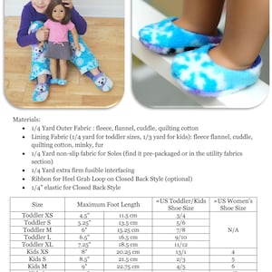 K&ouml;nnte beinhalten: Eine Tabelle, die die Gr&ouml;&szlig;e von Hausschuhen f&uuml;r Kleinkinder und Kinder zeigt. Die Tabelle enth&auml;lt die maximale Fu&szlig;l&auml;nge in Zoll und Zentimetern, die entsprechende US-Kleinkind-/Kinderschuhgr&ouml;&szlig;e und die US-Damenschuhgr&ouml;&szlig;e. Die Tabelle ist auf wei&szlig;em Hintergrund mit schwarzem Text gedruckt.