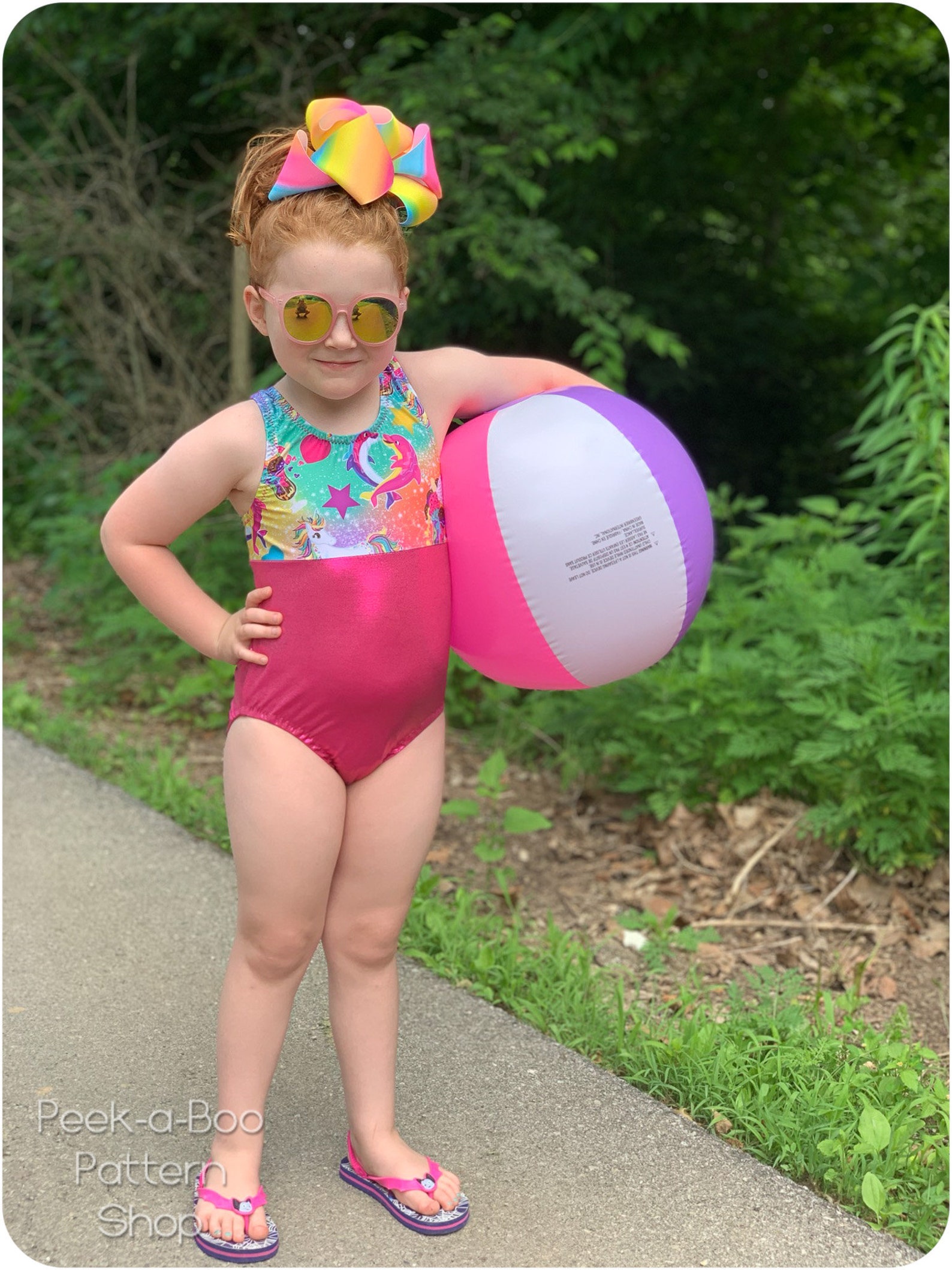 Streamline Swimsuit Girls Swimsuit PDF Pattern Girls Leotard Etsy Canada