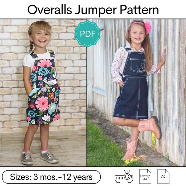 Oopsy Daisy Overalls Jumper: Jumper Sewing Pattern, Jumperalls, Overalls Jumper Pattern