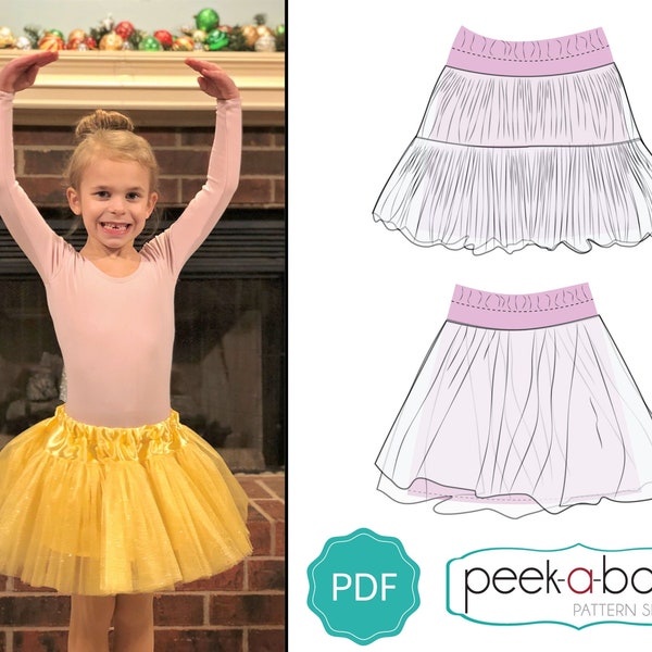 Perfect Petticoat Sewing Pattern: Girls petticoat pattern, tutu pattern, pettiskirt pattern