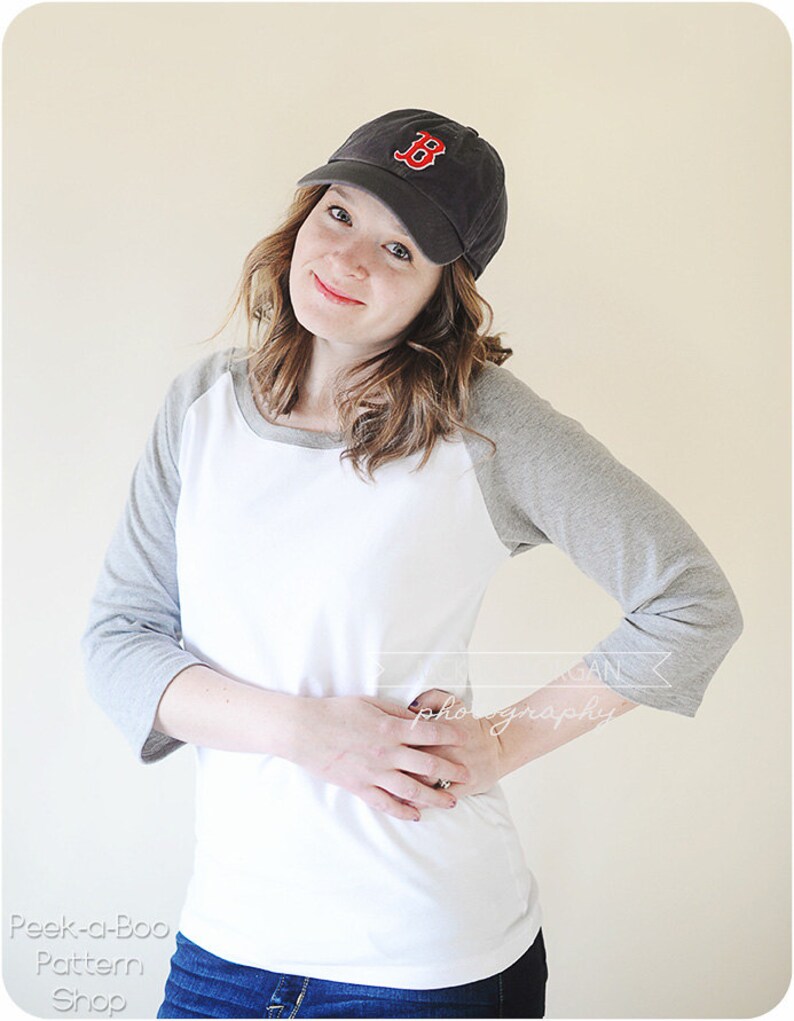 Rainier Raglan Sewing Pattern Women's Raglan Tee Sewing Etsy