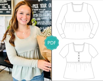 Women's Babydoll Top Pattern