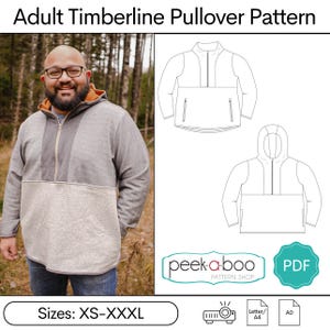 Adult Timberline Fleece Pullover Pattern